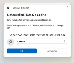 Sicherstellen dass sie es sind